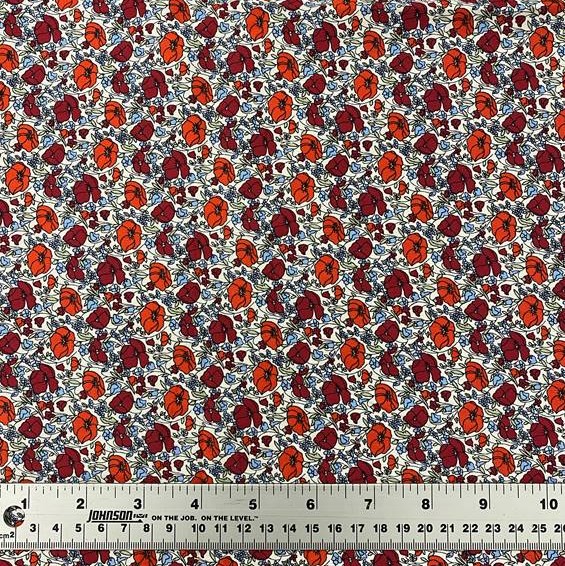 Poppies 100% Cotton Poplin